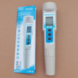 Testeur de <span class=keywords><strong>salinité</strong></span> professionnel 5 en 1 numérique TDS EC PH compteur de qualité de l'eau étanche pour piscines eau potable pour les tests de l'eau - Product Image 3