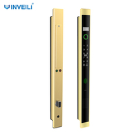 Sistema de Cerradura Inteligente para Puerta de Seguridad para el Hogar INVEILI KY460 para Puerta de Madera con Wi-Fi, Huella Dactilar, Código, Tarjeta y Llave, Capacidad para 300 Usuarios