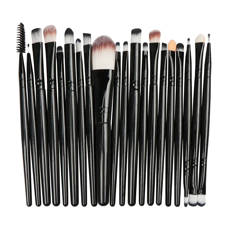 Brochas Para Maquillaje de alta calidad, 20 piezas, brochas cosméticas, herramienta para ojos y base, juego de brochas de maquillaje profesional