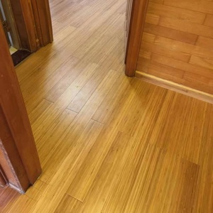 Plancher en <span class=keywords><strong>bambou</strong></span> tissé de brin solide commercial amical plancher en bois à la maison d'intérieur plancher en bois horizontal de charbon de bois imperméable - Product Image 5