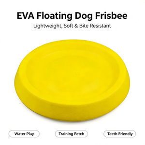Jouet frisbee pour chien en EVA souple 21 cm, jouet interactif et écologique pour l'entraînement et le jeu de rapport, pour chiens de taille moyenne à grande, 5 couleurs, design classique et mignon - Product Image 5