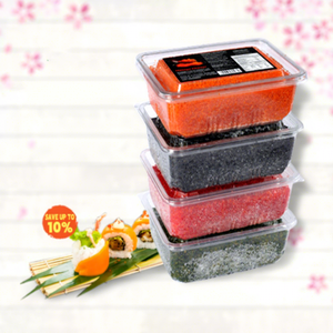 Fabricante <span class=keywords><strong>de</strong></span> <span class=keywords><strong>huevas</strong></span> <span class=keywords><strong>de</strong></span> pescado multicolores Halal <span class=keywords><strong>tobiko</strong></span>/<span class=keywords><strong>huevas</strong></span> <span class=keywords><strong>de</strong></span> pez volador para sushi - Product Image 1