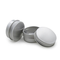 Boîte en aluminium ronde pour cosmétiques, conteneur en métal, pot en aluminium, 5g, 10g, 20g, 30g, 50g, 100g