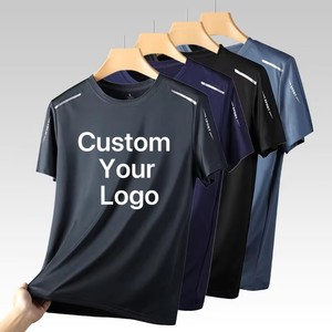 T-shirt de course à manches courtes pour homme, coupe classique, respirant et à séchage rapide, idéal pour les sports de plein air, la randonnée et la pêche en été. - Product Image 1