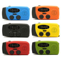 Fábrica al por mayor de buena calidad mejor precio portátil mini AM FM NOAA banda manivela solar radio de emergencia con generador y USB
