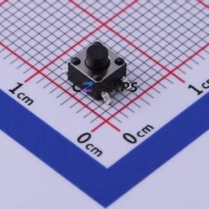 TS-1109S-B-B Tactile Switch SMD-4P,4.5x4.5mm Switch Single Pole Single Throw Round Button 1.6N Vertical Mount - Product Image 1
