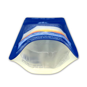 Digital Printed clear Window Zipper Stand up Pouch Sea Salt Packaging <b>Bag</b> <b>Mylar</b> <b>Bags</b> - Product Image 4