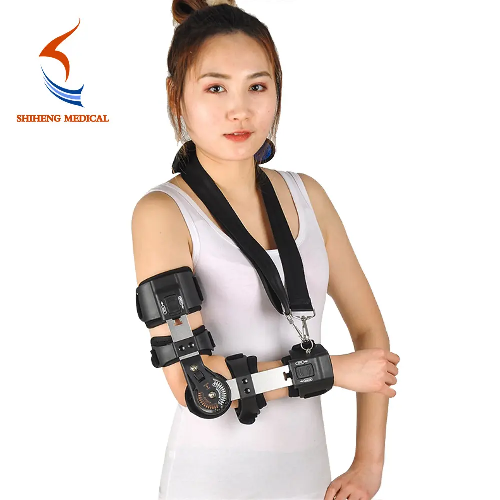 First Aid อุปกรณ์หักแขนสนับสนุนศัลยกรรมกระดูกแขนรั้งปรับ Elbow Immobilizer รั้ง