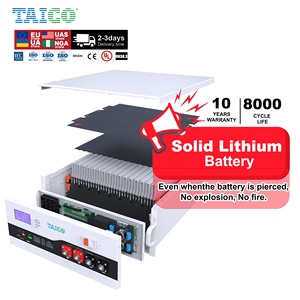 TAICOソーラーリチウム電池 家庭用蓄電システム 48V 100Ah 200Ah 5KWh 10kWh 51.2V 5kWh 10kWh 15kWh Lifepo4バッテリー搭載 - Product Image 1