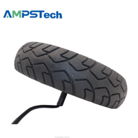 Moteur servo à moyeu AMPSTech IP67 12 pouces 30 Nm 48 VDC, roue motrice universelle pour robots de livraison et chariots AGV