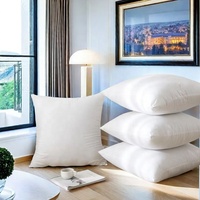 Coussin décoratif en plumes de canard grises douces de luxe, pour canapé et lit
