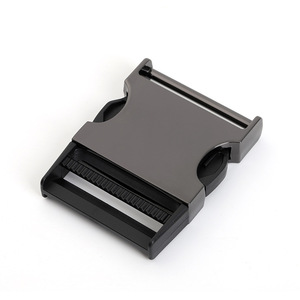 Side Release Buckle Zinc Alloy Gunmetal Silver Black Durable Bag Accessories Backpack Adjustable <b>Webbing</b> Hardware Fasteners - Product Image 2