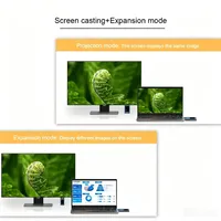 50M 1080P Kabelloser Video- und Audio-Übertrager-Empfänger, Bildschirmprojektionsadapter, Kabelloser HDMI-Splitter für PC zu TV