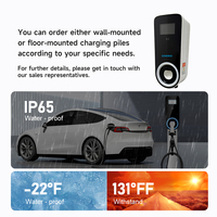 EONDRIVE Nouveau chargeur mural pour véhicules électriques 7kW 11kW 22kW AC OCPP1.6 Type 2 avec câble de 5m