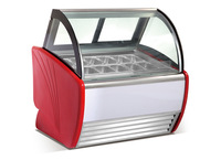 Prix de gros 12 casseroles carpigiani machine à glace présentoir à glaces mini congélateur à glaces