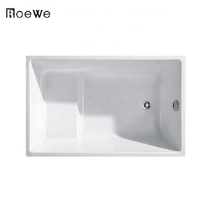 Mini <span class=keywords><strong>bain</strong></span> à remous individuel sur pied, <span class=keywords><strong>baignoire</strong></span> <span class=keywords><strong>de</strong></span> trempage économique <span class=keywords><strong>de</strong></span> 110 cm avec siège, baignoires d'angle en acrylique pour petites salles <span class=keywords><strong>de</strong></span> <span class=keywords><strong>bain</strong></span> - Product Image 4