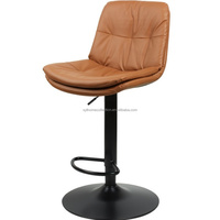 Chaise de comptoir Office Choice SYT Easy Clean pour zone de réception, tabourets de comptoir de 34 cm avec dossier pour coin de studio