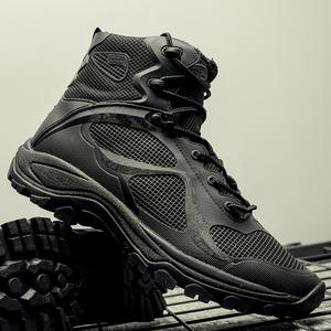 Bottes tactiques de randonnée antidérapantes, résistantes à l'usure, ultra-légères et respirantes pour hommes, pour le trekking et le camping en plein air. - Product Image 4