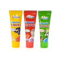 Bonbons en gros personnalisés sous marque privée, bonbons liquides amusants en forme de dentifrice, saveur cola, sirop à mâcher Q, confiture, bonbons jouets pour enfants, ODM OEM