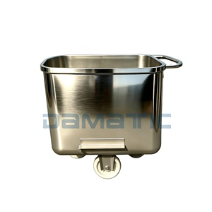 Chariot de transport de viande et de produits alimentaires 100L, épaisseur 2mm, pour supermarché, hôtel, boucherie, boulangerie, abattage, saucissonnage et viande de porc - Product Image 1