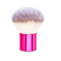 Brosse de nettoyage Kabuki avec poils synthétiques véganes denses, brosse douce pour éliminer la poussière, pour le nettoyage des tables de maquillage