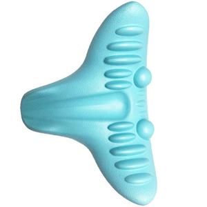 Bantal pijat busa PU bantal traksi leher ergonomis untuk pereda nyeri tengkuk dengan desain portabel - Product Image 4