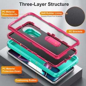 Funda de teléfono móvil a prueba de golpes, carcasa rígida de cobertura completa con soporte para Motorola Edge 30 Pro G Pure G Power <span class=keywords><strong>2022</strong></span> - Product Image 3