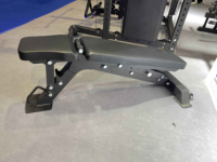 Banc de musculation réglable de haute qualité pour usage commercial, pliable, en acier, avec logo personnalisé