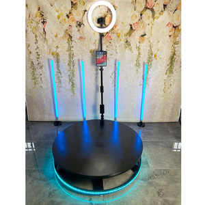 Cabine <span class=keywords><strong>photo</strong></span> professionnelle avec plateforme tournante de 360 degrés, appareil pour photos et selfies, distributeurs automatiques 360 - Product Image 6