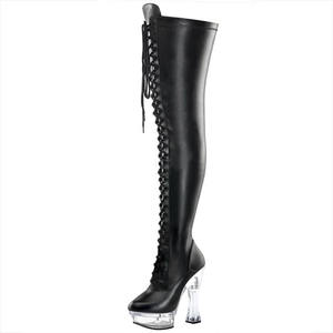 Chaussures à talons hauts de 14 cm, <span class=keywords><strong>bottes</strong></span> à plateforme, <span class=keywords><strong>bottes</strong></span> de clubbing, <span class=keywords><strong>bottes</strong></span> de danseuse exotique, boucle, 5 pouces, <span class=keywords><strong>bottes</strong></span> sexy pour femmes, <span class=keywords><strong>bottes</strong></span> gladiateur à hauteur de cuisse - Product Image 2