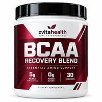 Poudre de BCAA pour adultes en marque blanche, récupération musculaire, testée par un tiers, sans sucre, sans OGM, sans gluten, faible teneur en glucides, certifiée GMP, OEM