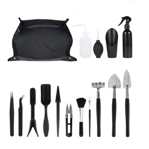 Black Series Succulent Gardening <b>Tool</b> <b>Set</b> 12 Piece Indoor Planting Repotting <b>Hand</b> <b>Tools</b> Plastic Material - Product Image 3