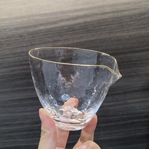 ชุดกาน้ำ<span class=keywords><strong>ชา</strong></span>แก้วลายตอกขอบทองไล่เฉดสี ดีไซน์หรูหรา ขายดี เหมาะสำหรับพิธีชงชา กงฟู ใช้ในบ้าน หรือเป็นของขวัญ - Product Image 2