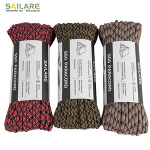 Paracord 550 <span class=keywords><strong>de</strong></span> 4mm, 7 Hilos, <span class=keywords><strong>de</strong></span> Poliéster y Nailon, Resistente, para Hacer Pulseras DIY, para <span class=keywords><strong>Supervivencia</strong></span> al Aire Libre y Camping - Product Image 2