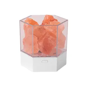 Groothandel Yoga Kamer Omgevingslicht Himalayan Rock Smart Dimmen Verwarming Led Himalayan Kristal Zoutsteen Lamp