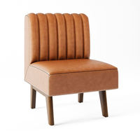 Banquette de restaurant moderne sur mesure de luxe léger, ensemble de canapés et sièges de banquette pour mobilier de restaurant