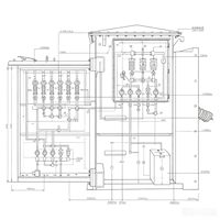 Transformateur ONAN immergé dans l'huile, triphasé, 50 Hz, 33/0,69 kV, robuste, monté sur socle, avec enroulement en cuivre pur, ZGS20-W-2000kVA