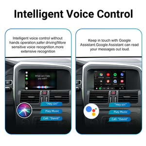 Décodeur Carplay Rhythm, installation sans perte, prise en charge de la caméra de recul, Android Auto sans fil pour Volvo V40 V60 S60 XC60 V70 XC70 S80 - Product Image 4