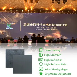 P2.6 P2.9 P3.91 P4.81 500x50mm/500x1000mm Interior Exterior Gigante Stage Fundo Led Video Wall Seamless Splicing Aluguer LED Dis