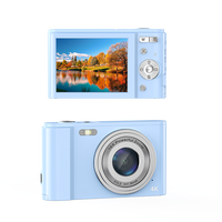 Cámaras Digitales 4k para Vlogging con Zoom 16X, Cámara Digital Portátil Compacta de Apuntar y Disparar
