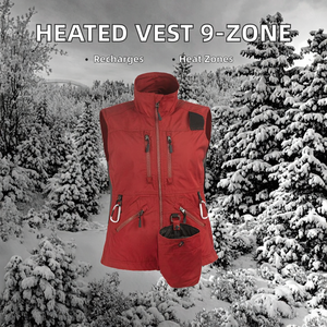 Chaleco Térmico Inteligente Recargable de 9 Zonas de Calor, Chaleco Calefactable Informal de Talla Grande para Invierno - Product Image 2