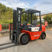 Chariot élévateur diesel d'occasion Heli CPCD30 de 3 tonnes avec déplaceur latéral, divers accessoires et pièces de rechange disponibles – Offre Spéciale