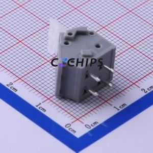 KF243-5.0-2P Spring Terminal Block Through hole Component (THT),P=5mm Connector 5mm 2P 2 17A - Product Image 2