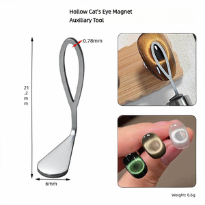 Nieuwe holle kattenoog-effect nagelkunst accessoires tool voor kattenoog gel, applicator voor hart- en konijnenoor nagelkunst ontwerpen - Product Image 3