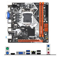 Motherboard Kustom Generasi ke-6, 7, 8, 9 Core I7 I5 I3 LGA115X DDR4 SSD M.2 Chipset H110 17*17CM untuk PC MATX ITX