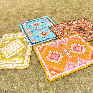 Лидер продаж, изготовленные на заказ тканые Пледы из 100% переработанного хлопка, пледы, коврики для пикника, Гобеленовые одеяла - Product Image 3