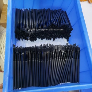 Muestra gratis al por mayor <span class=keywords><strong>de</strong></span> encargo <span class=keywords><strong>de</strong></span> marca <span class=keywords><strong>de</strong></span> nombre negro pequeño ángulo plano corrector cepillo ángulo nariz sombra nariz <span class=keywords><strong>contorno</strong></span> cepillo - Product Image 4