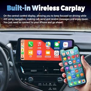 Écran 12,3 pouces pour Toyota Camry 2021 2022 Lecteur multimédia vidéo de voiture GPS Navigation Radio Android 13 8+128G Carplay DSP Son - Product Image 2