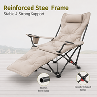 Chaise de camping pliable moderne de style coquille de lune pour l'extérieur, la plage, les pique-niques, les dîners, les ateliers, la pêche et les loisirs
