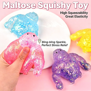 Vente Chaude Jouet Sensoriel Squishy Gorille à Presser, en Maltose à Rebond Lent, Coque Banane, Jouet Anti-Stress et de Décompression, Jouet Fidget en Gros - Product Image 5